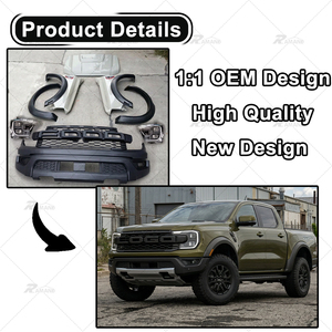 Kits de Carrocería 4x4 de Alta Calidad para <span class=keywords><strong>Ford</strong></span> <span class=keywords><strong>Ranger</strong></span> T9 <span class=keywords><strong>2022</strong></span>+, Actualización T9 <span class=keywords><strong>Raptor</strong></span> ABS, Molde 1:1, Fácil Instalación - Product Image 4