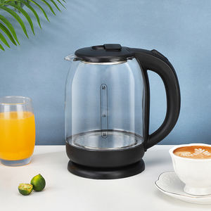 Bouilloire électrique sans fil en verre de 2 L avec arrêt automatique, protection contre l'ébullition à sec, base rotative à 360 degrés, utilisation sûre, usage domestique, 1500 W - Product Image 1