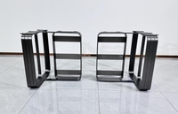 Pieds de table en métal robustes et modernes LIFENG, faciles à installer, pour salon, chambre, bureau à domicile, base de meubles