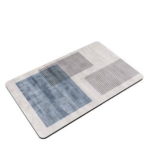 Tapis de bain rectangulaire moderne de luxe en terre de diatomée, géométrique, à séchage rapide, absorbant et antidérapant pour salle de bain - Product Image 4