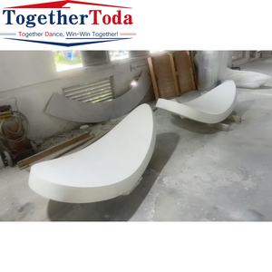 Meubles de luxe, chaise d'attente unique, chaise dauphin, <span class=keywords><strong>banc</strong></span> en fibre de verre pour centre commercial, jardin - Product Image 5