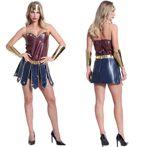 Costume di Halloween Europeo e Americano <span class=keywords><strong>Wonder</strong></span> Woman Sexy Supereroe <span class=keywords><strong>Wonder</strong></span> Woman - Product Image 3