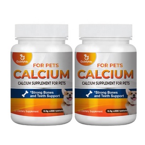 Tabletas masticables 200, suplemento de calcio para mascotas, promueve la salud de los huesos de los perros y la tasa de crecimiento de los cachorros - Product Image 3