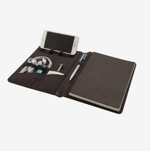 Portafoglio Tecnico Junior Personalizzato con Logo, 80 <span class=keywords><strong>Fogli</strong></span>, in Pelle PU, Organizer con Cerniera, Regalo Aziendale - Product Image 3