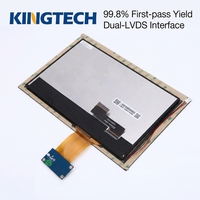 Kingtech OEM 10,1 pouces 1920x1200 LVDS 1500 nits -30~80 ℃   Module d'écran tactile capacitif TFT médical/industriel, écran LCD