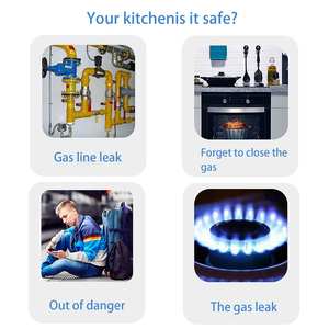 落書きWIFI家庭用ガス警報キッチンガス漏れ検知器Valvola Infiammabile Allarmeガス - Product Image 3