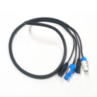 Cable de Alimentación Powercon True1 Nema DMX DC de 3C x 2.5mm2, Cable de Extensión, IP48 20A/250V, Precio de Fábrica