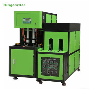 Máquina Sopladora Semiautomática Manual de 2 Cavidades para Botellas de Agua de Plástico de 2L y Frascos de Cosméticos, 700 a 1200 BPH - Product Image 1