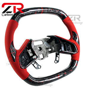 Volant sport en fibre de carbone forgée pour l'amélioration de l'intérieur de la voiture pour Chevrolet <span class=keywords><strong>Corvette</strong></span> C8 Z06 C6 C7 C5 018 2019 2020 <span class=keywords><strong>2022</strong></span> 2023 - Product Image 5