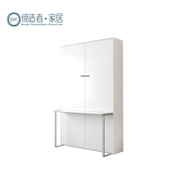 Lit escamotable vertical manuel fabriqué en Chine avec kit de quincaillerie de bureau Lit mural pliable à mécanisme métallique peu encombrant pour hôtels