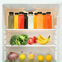 Bouteilles à Jus en Plastique de 60ML, 120ML, 250ML, 350ML, 500ML avec Bouchon. Contenants de Boissons de 2oz, 4oz, 8oz, 12oz, 16oz avec Couvercles Inviolables