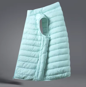 Autumn and winter unisex <b>white</b> duck down <b>vest</b>, waterproof, windproof, environmentally friendly outdoor <b>vest</b> - Product Image 2