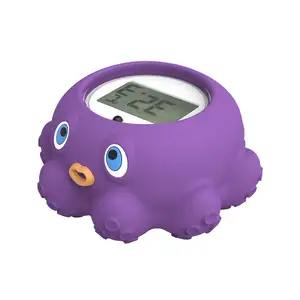 LED ekran ve sıcaklık uyarısı ile bebek banyo termometresi dijital oda termometresi Fahrenheit su sıcaklığı termometre