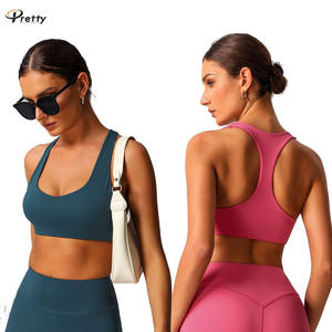 Ropa de Yoga para Fitness 2025 para mujer, sujetador de Yoga para correr al aire libre, almohadilla de pecho desmontable, sujetador de ejercicio de secado rápido desnudo - Product Image 1