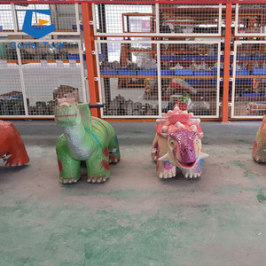 Parque de Atracciones de simulación eléctrica, Paseo de dinosaurio, control remoto, funciona con monedas, coche eléctrico favorito para niños - Product Image 2