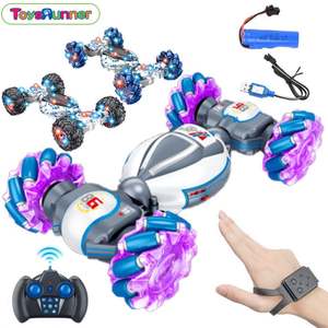 Mini Coche de Control Remoto para Acrobacias y Derrapes, Juguete para X-Maxx, Control por Gestos, Camioneta Todoterreno, 10 Canales, Alcance de 50m, Cable USB Incluido - Product Image 2