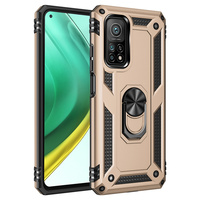 Coque de protection anti-rayures avec anneau métallique, housse arrière blindée pour téléphone portable Xiaomi Mi 10T Pro 5G