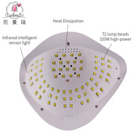 Produits personnalisés 2026 SUN X20 Max 72PCS LED Nouvelle Lampe à ongles UV LED 320W avec brevet européen