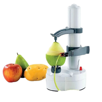 Hoogwaardige multifunctionele keukenhulpjes fruit- en groente elektrische automatische plastic fruit schiller met roestvrijstalen mes