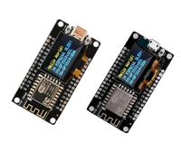 Papan Pengembangan ESP8266 V3 dengan Layar OLED 0.96 Inci CH340 Modul WiFi ESP-12F USB TYPE-C untuk Micropython