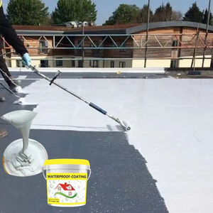<span class=keywords><strong>Pintura</strong></span> de revestimiento de poliuretano acrílico de goma resistente al agua de alta elasticidad de 18kg <span class=keywords><strong>para</strong></span> pared de techo, madera, metal, aluminio, sótano - Product Image 1