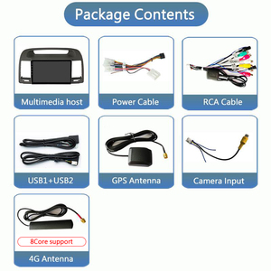 אנדרואיד 10 מערכת ניווט לרכב עבור טויוטה קאמרי 2002-2006 מולטימדיה וידאו נגן סטריאו אוטומטי תמיכה Carplay DVR BT - Product Image 3