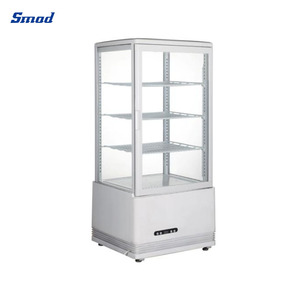 58l Countertop Displays Showcase Chiller Flat Glass Dss-58wr(3) Countertop Showcase - Product Image 4