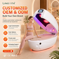 Capsule de sauna vapeur robotisée Lingvita à prix d'usine pour salons de beauté et studios de bien-être