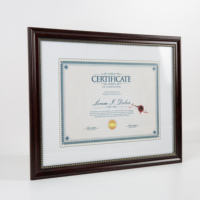 Cadre de diplôme et de diplôme en plastique A4 classique Offres Spéciales
