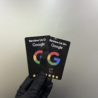 Individuell Bedruckte Kontaktlose 213 215 216 QR-Code Programmierbare Google-Bewertungskarte NFC-Tippbare Google-Bewertung Social-Media-Sharing-Karte