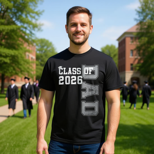 T-shirt per la laurea del 2026 per papà del figlio/o studente laureato/a del 2026 - Orgoglio paterno - Product Image 3