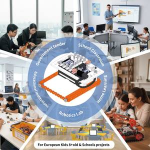 Kit de robot DIY STEM ESP32 pour l'apprentissage des projets de <span class=keywords><strong>programmation</strong></span> Scratch <span class=keywords><strong>Python</strong></span> open source pour les élèves des écoles européennes - Product Image 4