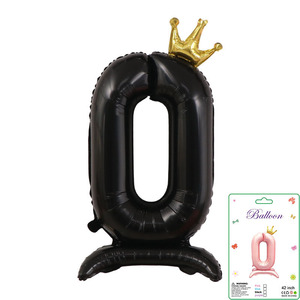 Globos de Número de Papel Metalizado Rosa y Azul de <span class=keywords><strong>42</strong></span> Pulgadas (0-9) para Decoración de Fiestas de Cumpleaños y Baby Shower - Product Image 6