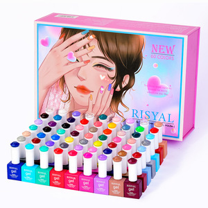 Colle à ongles inodore avec logo personnalisé, 63 couleurs, couche adhésive fonctionnelle, liquide de photothérapie en flacon, usage professionnel - Product Image 1