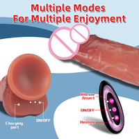Bestseller Anal XXL Silikon Realistischer Ferngesteuerter Großer Dildo Vibrator für Frauen Sexspielzeug Strap-on Stoßdildo