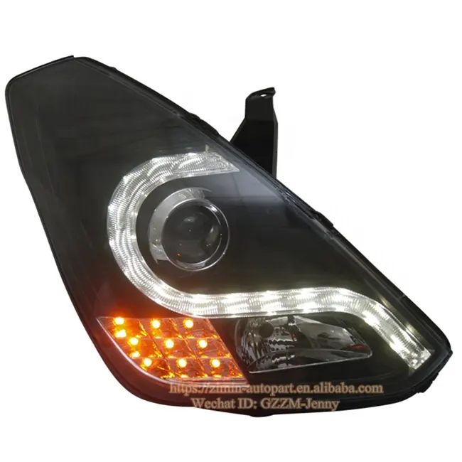 Venta caliente de buena calidad modificado corea del coche led faro para H1 2008 - 2014