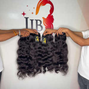 มัดผมมนุษย์จากธรรมชาติธรรมชาติผมชาวอินเดียไม่ผ่านกระบวนการแต่งหนังกำพร้าไม่ผ่านกระบวนการ - Product Image 2