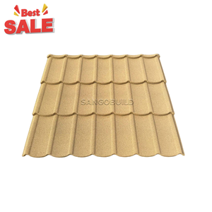 Tejas de techo de metal recubiertas de piedra colorida profesional Tejas galvanizadas <span class=keywords><strong>Tudor</strong></span> para casa - Product Image 3