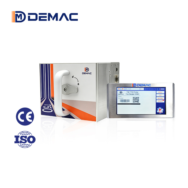 DEMAC T50 TTO 300DPI 53mm Printhead Continuous Intermittent Coding Printer for Flexible Packaging Line