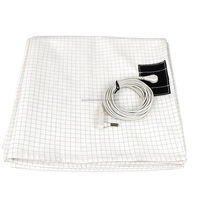 Draps de mise à la terre conducteurs en fibre d'argent à 10 %, en coton respirant, fabricant OEM