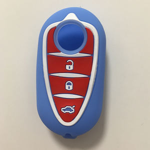 CRH voiture porte-clés à distance étui en Silicone adapté pour Alfa Romeo Mito Giulietta 159 <span class=keywords><strong>Gta</strong></span> clé en Gel de silice - Product Image 3