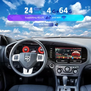 24 ''डुअल स्क्रीन एंड्रॉयड कार डीवीडी प्लेयर डिजिटल इंस्ट्रूमेंट क्लस्टर डोड-ज चैलेंजर के लिए डिजिटल इंस्ट्रूमेंट क्लस्टर है 2013-2025 डैशबोर्ड - Product Image 6