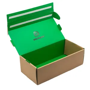 골판지 사용자 정의 로고 인쇄 저렴한 가격 크리스마스 신발 접는 크래프트 포장 공예 배송 우편물 골판지 패키지 종이 상자