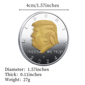 Herdenkingsmunt 2024 45e LIBERTY Thema Metaal Ambachten Gouden en Zilveren Geïmpregneerde Collectiemunt Souvenir - Product Image 6