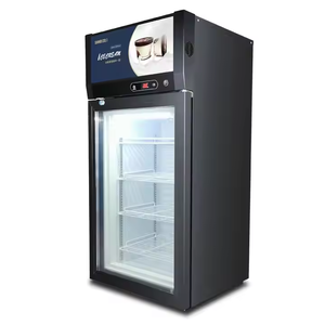 Congelador de helados pequeño vertical con puerta de cristal - Product Image 5