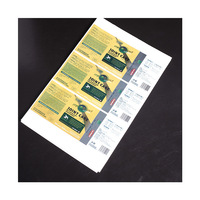Etiqueta personalizada autoadhesiva impermeable marca logotipo personalizado etiqueta de negocios impresión vinilo adhesivo embalaje etiqueta pegatinas