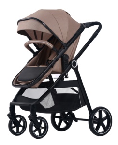 Poussette 3-en-1 personnalisée, nouvelle, approuvée, pliable, système de voyage facile, portable, légère, en lin, acier inoxydable, tendance, vente chaude - Product Image 6