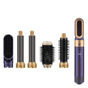 Spazzola Asciugacapelli Professionale da Salone 6 in 1, Pettine ad Aria Calda Multistyling per Capelli - Product Image 1