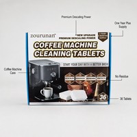Tablettes de nettoyage pour machines à café ZouRunAn, 36 pièces, prêtes à l'emploi, approvisionnement en gros, entretien d'équipements de café et expresso pour bureaux et cafés, vente en gros