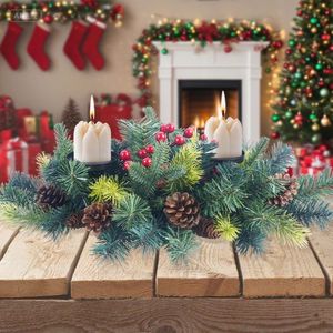 <span class=keywords><strong>Candelabro</strong></span> <span class=keywords><strong>Natalizio</strong></span> Multicolore 2025 per Atmosfera Festiva da Tavolo/Scrivania - Product Image 1